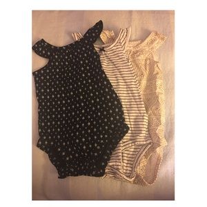 3 babygirl body suits